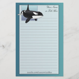 Killer Whale Stationery Briefpapier