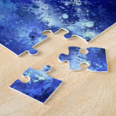 Killer Whale Swimming on Full Moon - Mooi Legpuzzel (Zijkant)