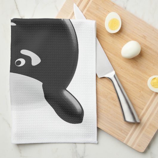 Killer Whale Theedoek (Quarter Fold)