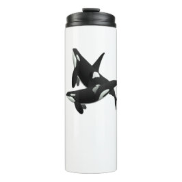 Killer Whale Thermal Tumbler Thermosbeker