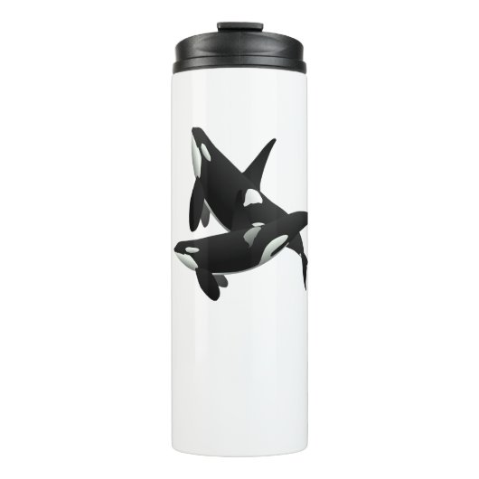 Killer Whale Thermal Tumbler Thermosbeker (Voorkant)