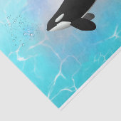 Killer Whale Tissuepapier (Detail)