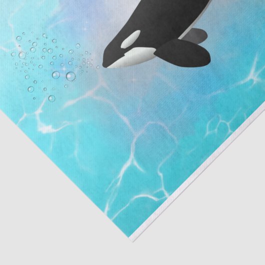 Killer Whale Tissuepapier (Detail)