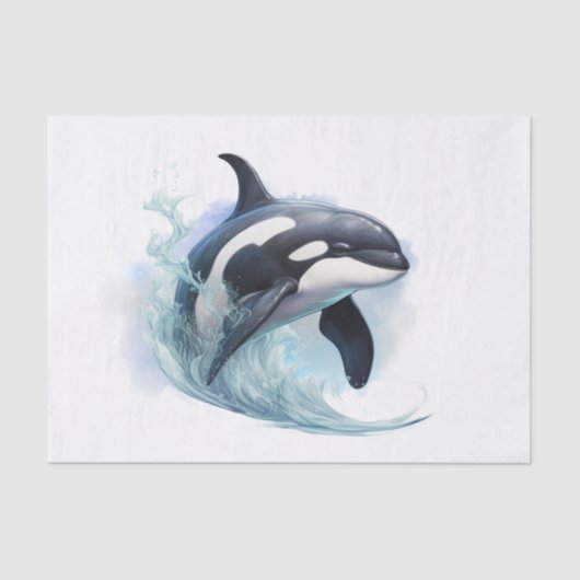 Killer Whale Tissuepapier (Voorkant)