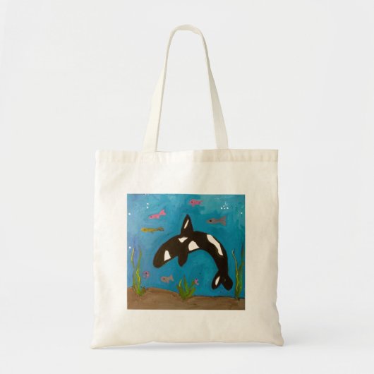 Killer Whale van Genevieve, Sandy en Gina Tote Bag (Voorkant)