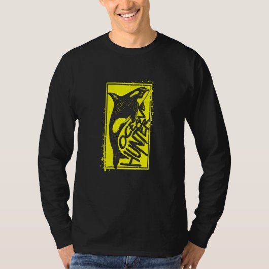 Killer Whale Whales Beach Swea T-shirt (Voorkant)