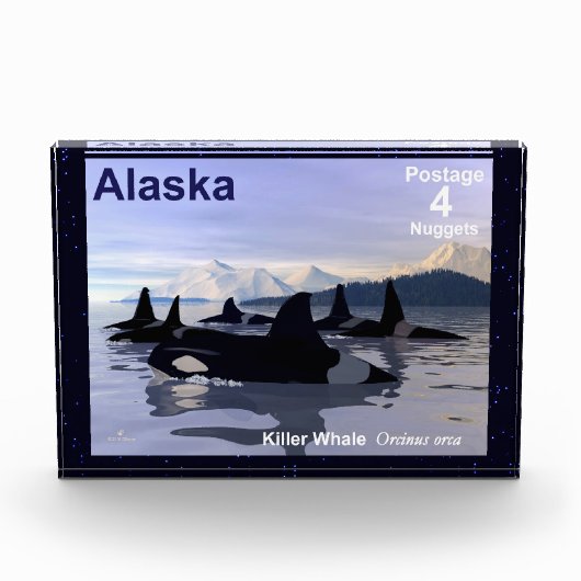 Killer Whales - Alaska Postage Fotoblokken (Voorkant)