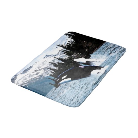 Killer Whales Badmat (Gekanteld)