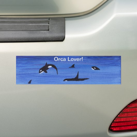 Killer Whales Bumpersticker (Op auto)