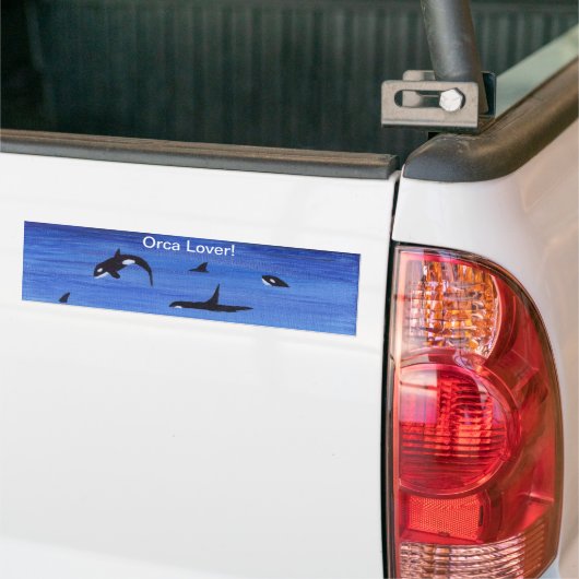 Killer Whales Bumpersticker (Op Truck)