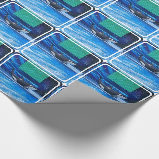 Killer Whales Cadeaupapier (Hoek)