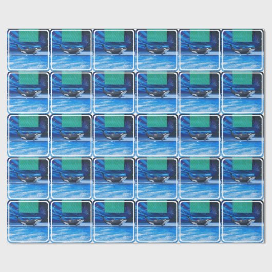 Killer Whales Cadeaupapier (Vlak)