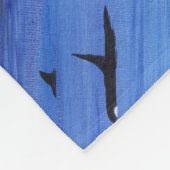 Killer Whales Fleece Deken (Hoek)