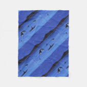 Killer Whales Fleece Deken (Voorkant)