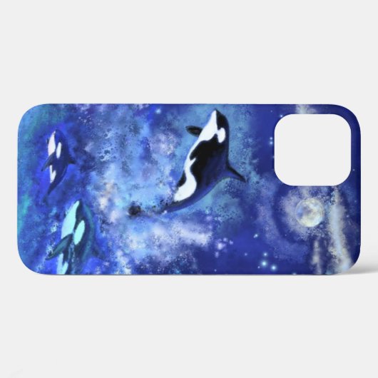 Killer Whales iPhone Case (Achterkant (horizontaal))