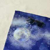 Killer Whales on Full Moon - Art Drawing - Strandlaken (In situ)