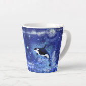 Killer Whales on Full Moon Latte Mok (Rechterhoek)