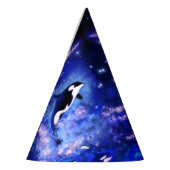 Killer Whales on Full Moon Party Pet - Schilderen Feesthoedjes (Links)