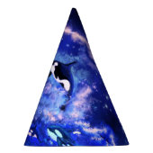 Killer Whales on Full Moon Party Pet - Schilderen Feesthoedjes (Rechts)