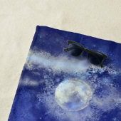 Killer Whales on Full Moon - Tekening Strandlaken (In situ)