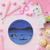 Killer Whales Papieren Bordje (Feest)