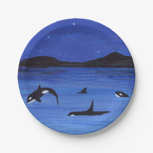 Killer Whales Papieren Bordje
