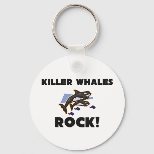 Killer Whales Rock Sleutelhanger (Voorkant)