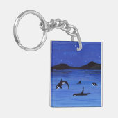 Killer Whales Sleutelhanger (Voorkant Links)