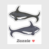Killer Whales Sticker (Vel)