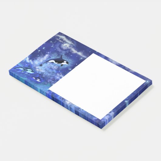 Killer Whales Sticky Notes (Schuin)