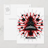 Killer Xmas Tree Feestdagenkaart (Voorkant / Achterkant)