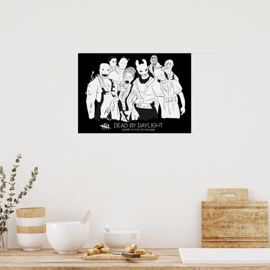 Killers Dood bij daglicht donkere versie Poster (Keuken)