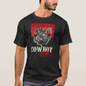 Killers Graphic Cowboy Riding Horse Western Desert T-shirt (Voorkant)