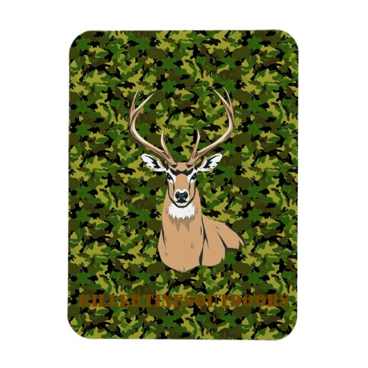 Killertinesoutdoors whitetailmagneet. magneet (Verticaal)