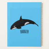 Killerwal cartoonillustratie planner (Achterkant)