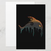 killerwalvis Halloween Briefpapier (Voorkant / Achterkant)