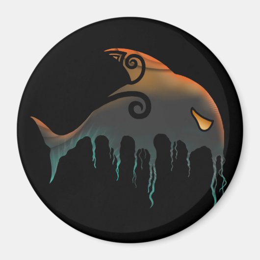 killerwalvis Halloween Magneet (Voorkant)
