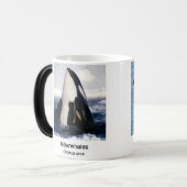 Killerwhale , Orcinus orca Magische Mok (Voorkant links)