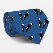 Killerwhale, Orcinus orca Stropdas (Opgerold)