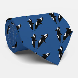 Killerwhale, Orcinus orca Stropdas