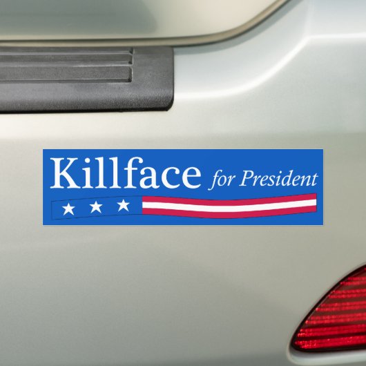 Killface voor President Bumpersticker (Op auto)