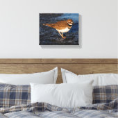 Killhert op het Icy Mudflats Canvas Afdruk (Insitu (Slaapkamer))