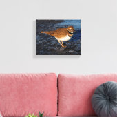 Killhert op het Icy Mudflats Canvas Afdruk (Insitu (Woonkamer))