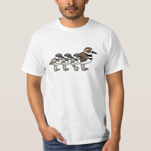Killherten en drie kuikens t-shirt (Voorkant)