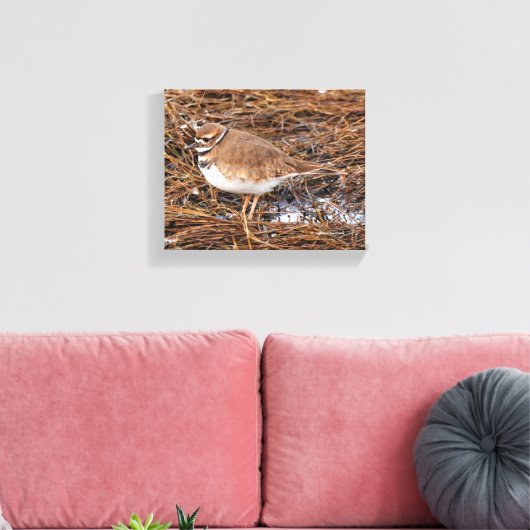 Killherten in de vrieswadden canvas afdruk (Insitu (Woonkamer))