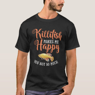 Killifish Clown Fish Aquarium Voedseltank Wonder E T-shirt