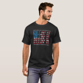 Killin' It USA Flag Slogan Mannen Women Top Killin (Voorkant volledig)