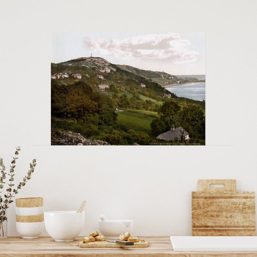 Killiney Hill & Dalkey, Co. Dublin C1905 Poster (Keuken)