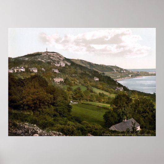Killiney Hill & Dalkey, Co. Dublin C1905 Poster (Voorkant)