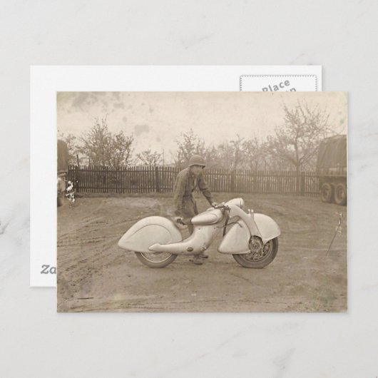 KILLINGER EN FREUND MOTORCYCLUS. BRIEFKAART (Voorkant / Achterkant)